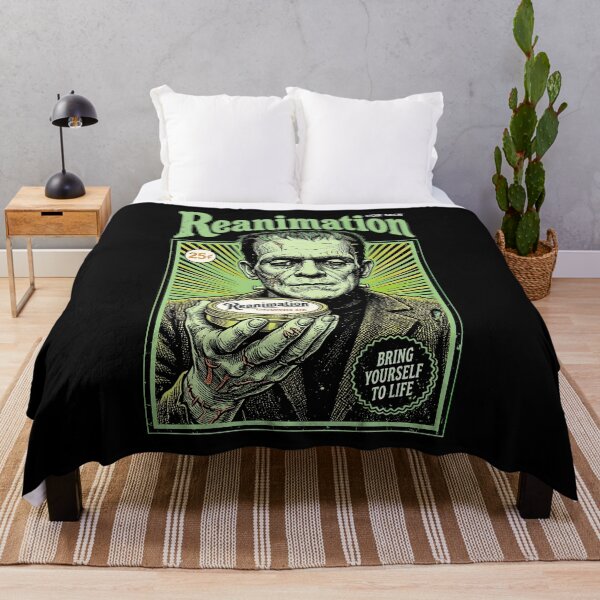 Item preview, Frankenstein Reanimation Halloween Vintage Ad Monster designed and sold by GrandeDuc.