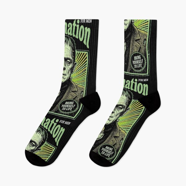 Item preview, Frankenstein Reanimation Halloween Vintage Ad Monster designed and sold by GrandeDuc.