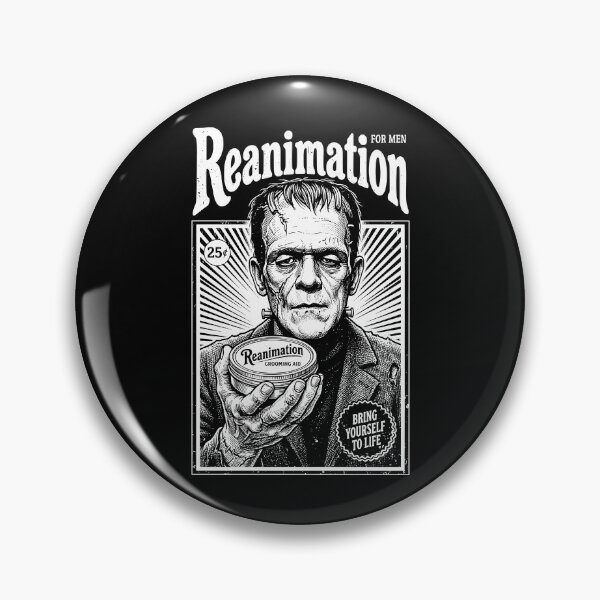 Item preview, Frankenstein Reanimation Halloween Vintage Ad Monster designed and sold by GrandeDuc.