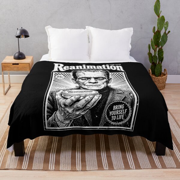 Item preview, Frankenstein Reanimation Halloween Vintage Ad Monster designed and sold by GrandeDuc.