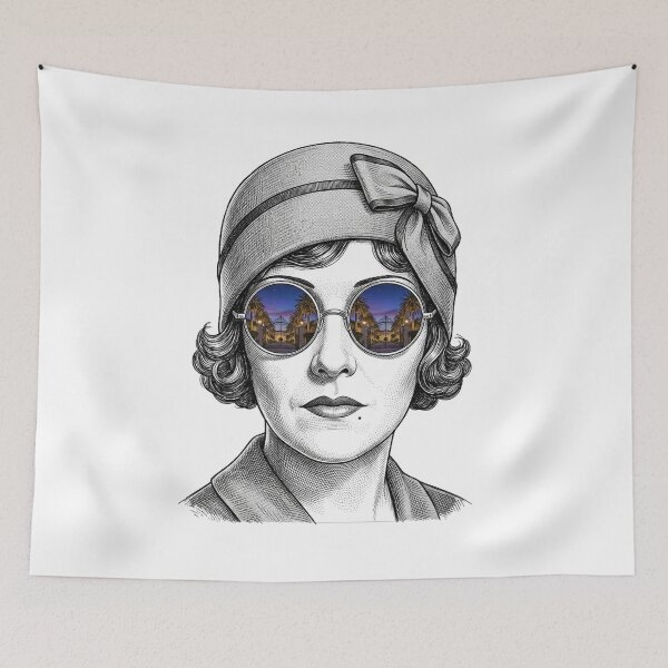 Item preview, Gloria Swanson Sunset Boulevard Shades Reflection designed and sold by Bad-Decisions-Designs.