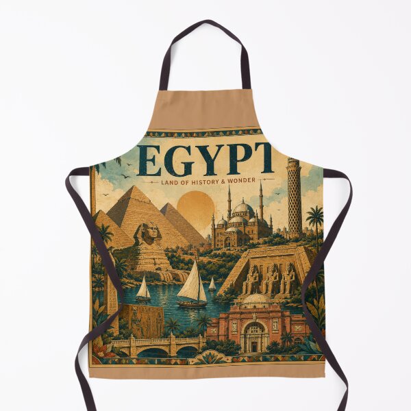 Item preview, Egypt Land of History and Wonder Travel Poster designed and sold by LaylaArtStudio.