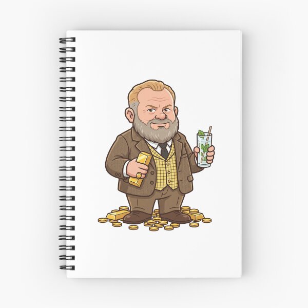 Item preview, Auric Goldfinger Mastermind Garden Gnome designed and sold by Bad-Decisions-Designs.
