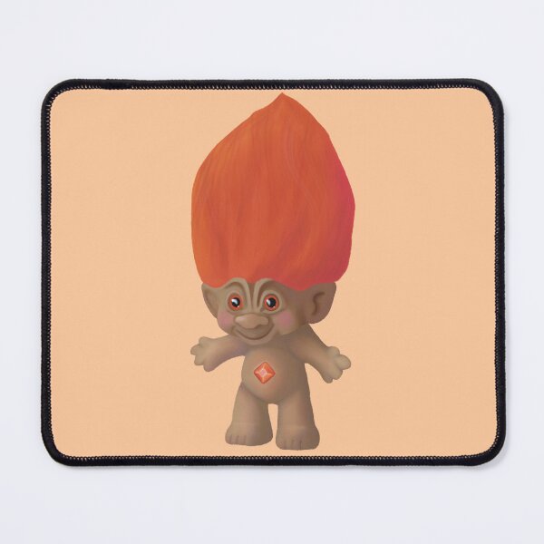Item preview, Cute 90s Retro Jewel Belly Troll Character Drawing designed and sold by Designs By Amber.