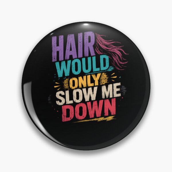 Item preview, Hair Would Only Slow Me Down Bald Head Funny Runner Athlete designed and sold by HumansStuck12.
