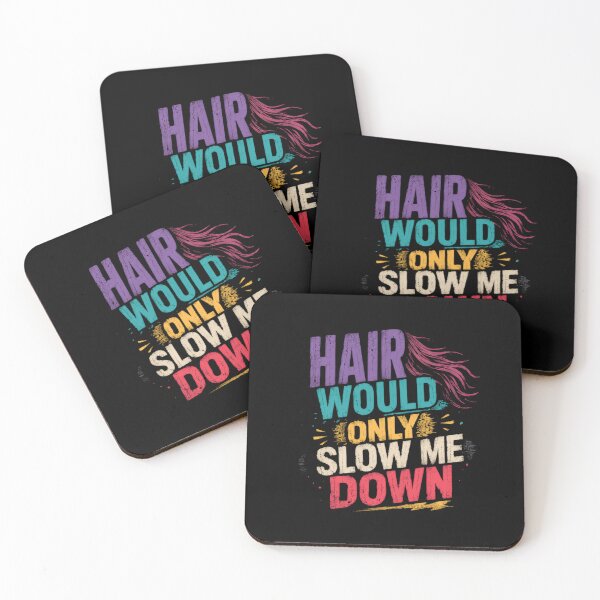 Item preview, Hair Would Only Slow Me Down Bald Head Funny Runner Athlete designed and sold by HumansStuck12.