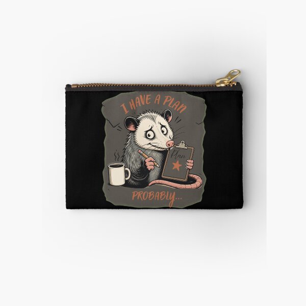 Item preview, I Have a Plan Probably Funny ADHD Possum Design designed and sold by T-version.