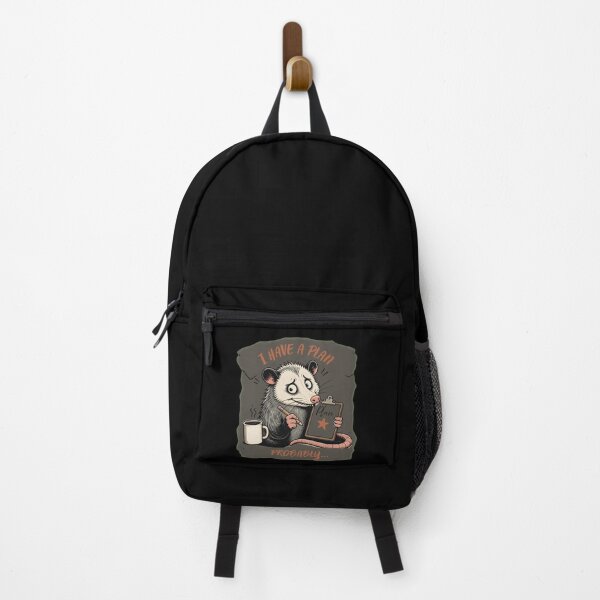 Item preview, I Have a Plan Probably Funny ADHD Possum Design designed and sold by T-version.