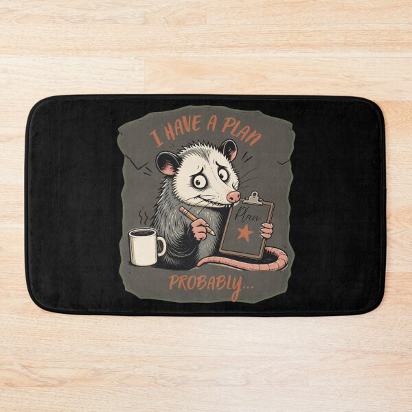 Item preview, I Have a Plan Probably Funny ADHD Possum Design designed and sold by T-version.