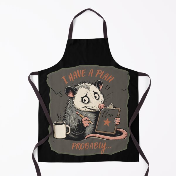 Item preview, I Have a Plan Probably Funny ADHD Possum Design designed and sold by T-version.