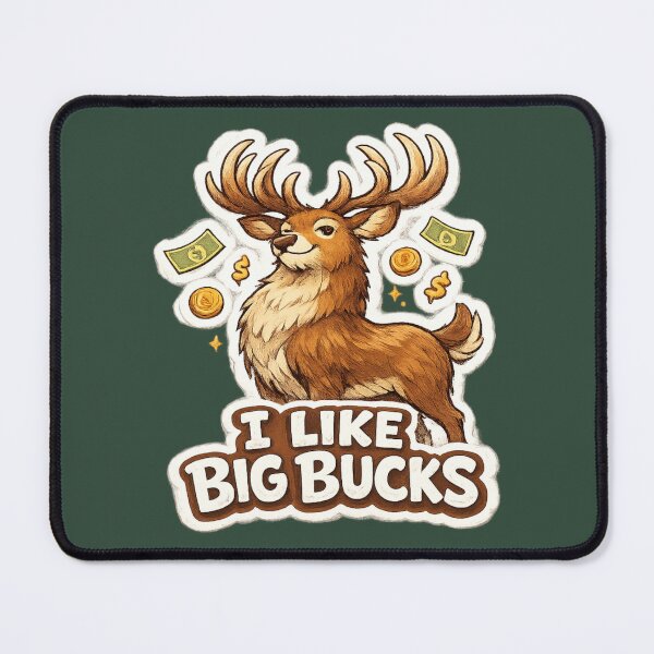 Item preview, I Like Big Bucks designed and sold by ChirpInc.