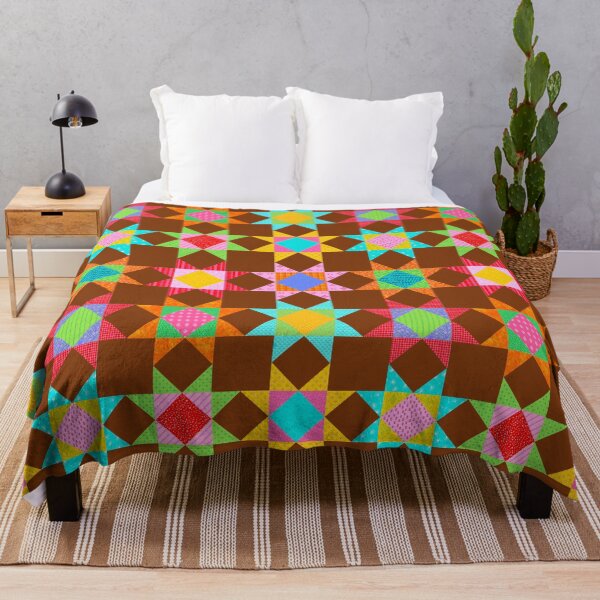 Item preview, Patchwork on Brown designed and sold by MissMelsa.