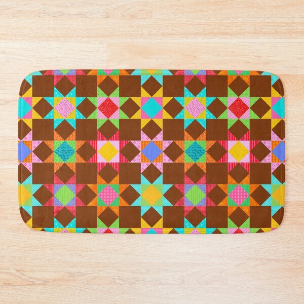 Item preview, Patchwork on Brown designed and sold by MissMelsa.