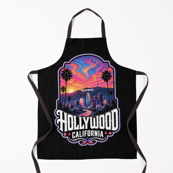 Item preview, Hollywood Los Angeles California USA Trippy Art designed and sold by TomFrontierArt.