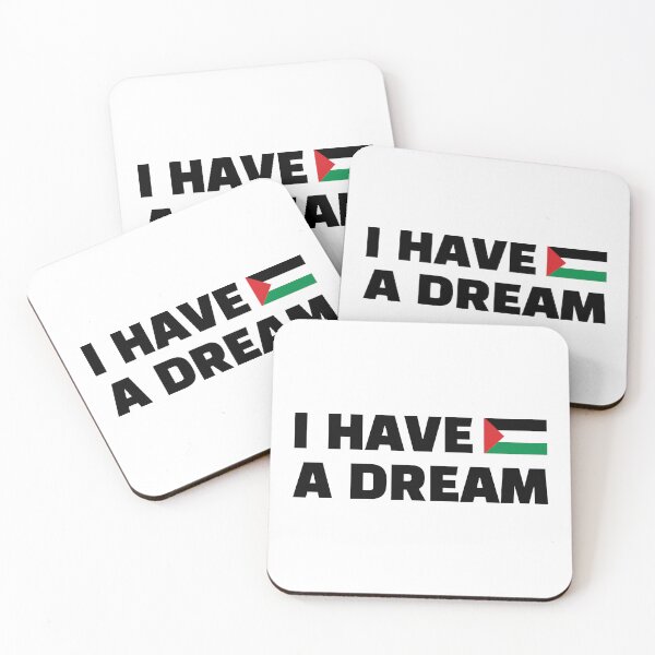 Item preview, Palestine I Have A Dream, Martin Luther King, Jr., A call for equality and freedom -Black designed and sold by Hurriyyatee.