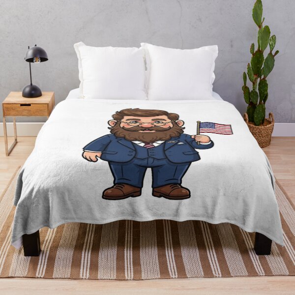 Item preview, President JFK Patriotic Garden Gnome designed and sold by Bad-Decisions-Designs.