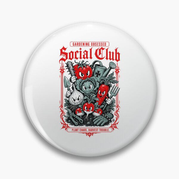 Item preview, Urban Gardening Gardening Obsessed Social Club designed and sold by LuminOrb.