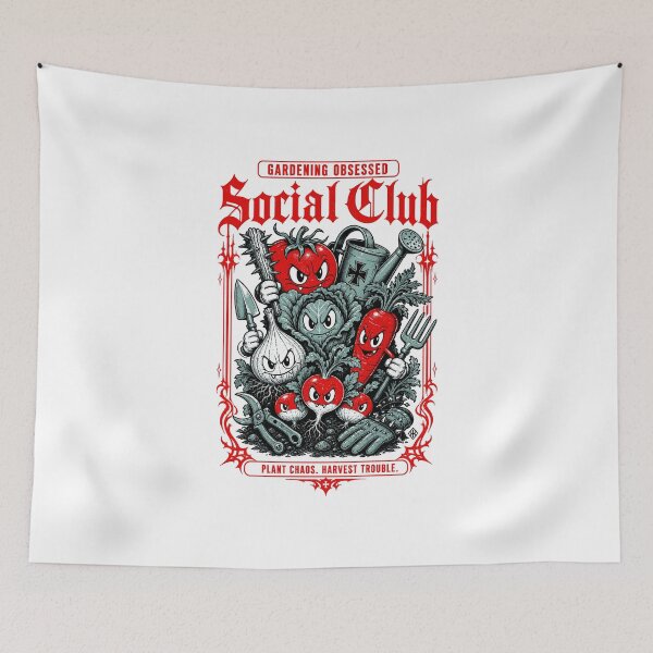 Item preview, Urban Gardening Gardening Obsessed Social Club designed and sold by LuminOrb.
