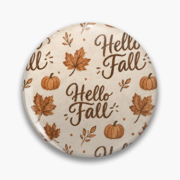 Item preview, Hello Fall Maple Leaf Autumn Typography designed and sold by Yellowriversss.