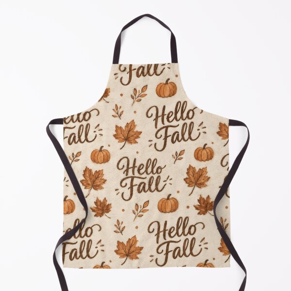 Item preview, Hello Fall Maple Leaf Autumn Typography designed and sold by Yellowriversss.