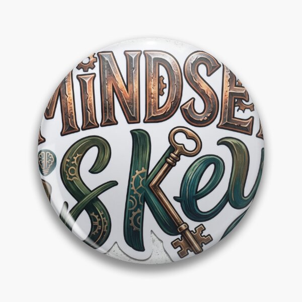 Item preview, Mindset Is Key Motivational Sticker | Positive Mindset Typography Success Quote Design designed and sold by MAStrends.