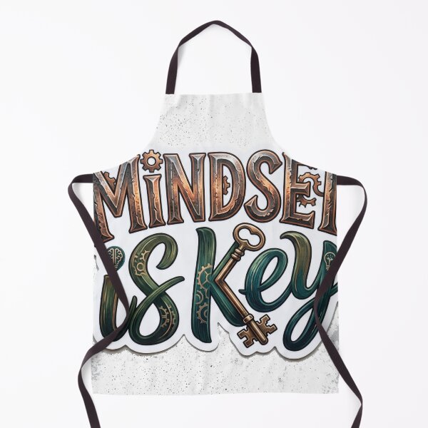 Item preview, Mindset Is Key Motivational Sticker | Positive Mindset Typography Success Quote Design designed and sold by MAStrends.