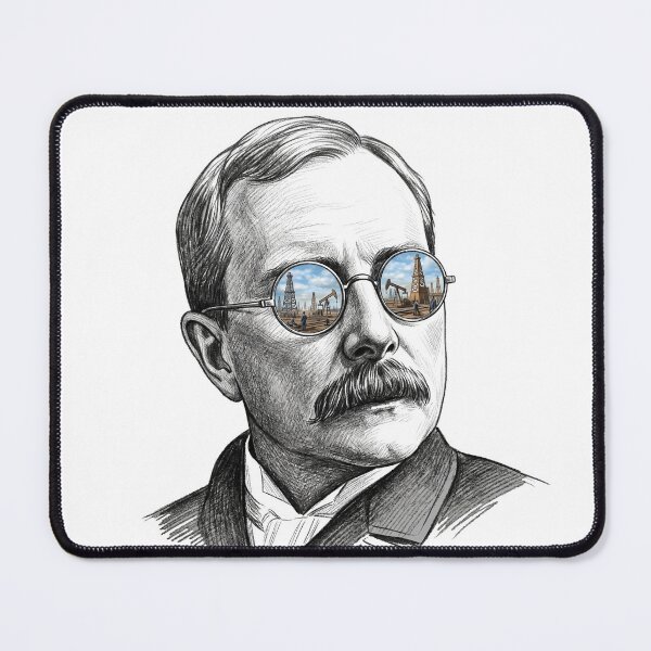 Item preview, John D Rockefeller Industrialist Shades Reflection designed and sold by Bad-Decisions-Designs.
