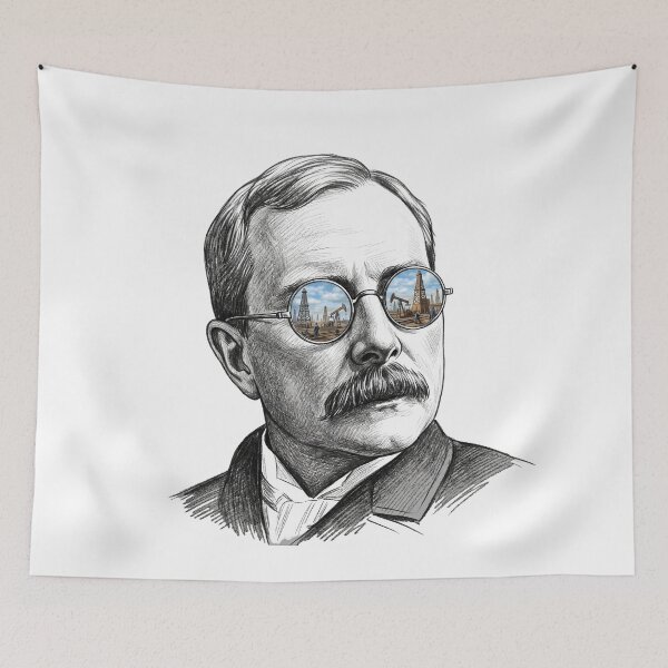 Item preview, John D Rockefeller Industrialist Shades Reflection designed and sold by Bad-Decisions-Designs.