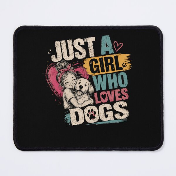 Item preview, Just A Girl Who Loves Dogs Dog Lover Pet Owner Women Canine designed and sold by HumansStuck12.