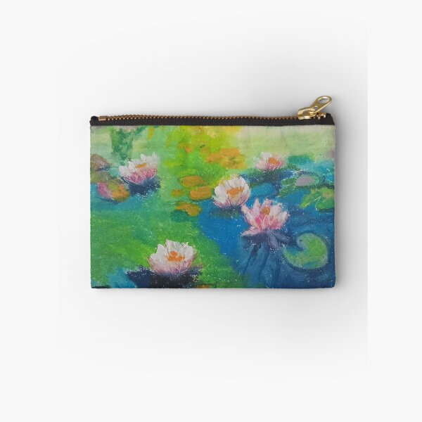 Item preview, Water lilies inspired by Claude Monet designed and sold by nuriart.