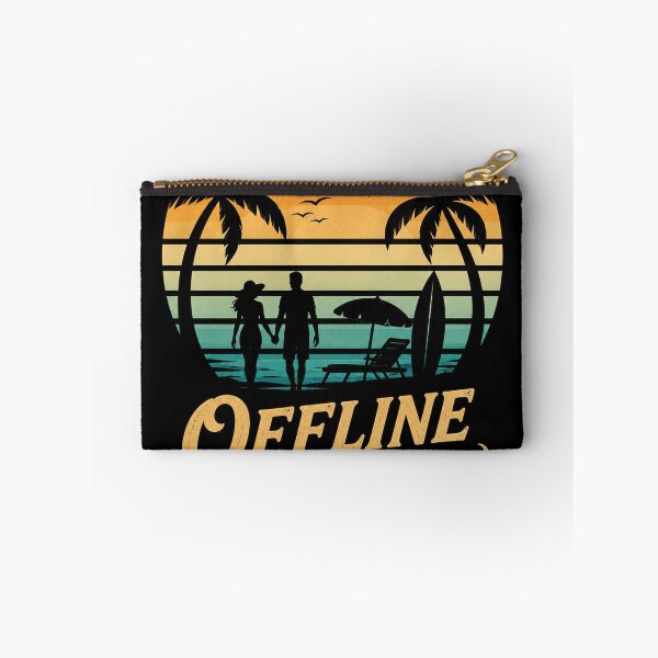Item preview, Offline Is the New Luxury – Retro Sunset Beach Design designed and sold by Mavriboy.
