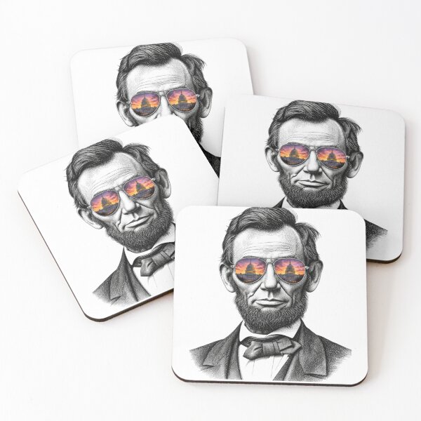 Item preview, President Abraham Lincoln Capitol Shades Reflection designed and sold by Bad-Decisions-Designs.