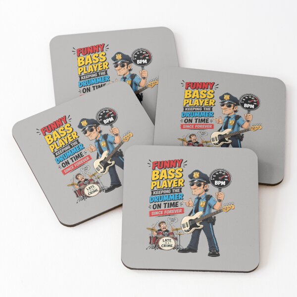 Item preview, Keeping the Drummer on Time - Bass Player Humor designed and sold by Art-Arcade6.