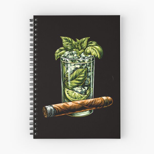 Item preview, Vintage Mojito Cocktail and Cuban Cigar designed and sold by Structure-Blue.