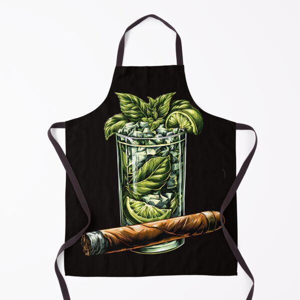 Item preview, Vintage Mojito Cocktail and Cuban Cigar designed and sold by Structure-Blue.