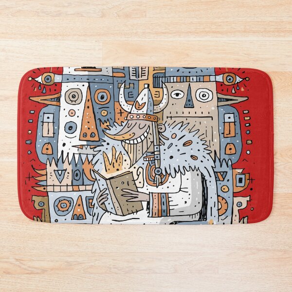Item preview, Mythic Storyteller Reads Ancient Lore - Folk Art designed and sold by Romgora.