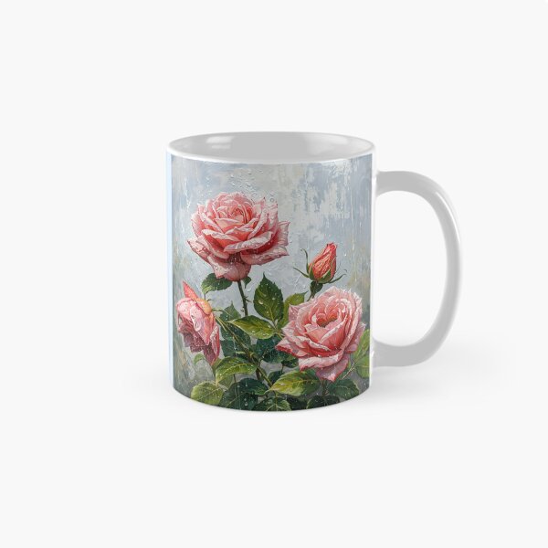 Item preview, painted pink roses in the rain designed and sold by ArcaneVisionArt.