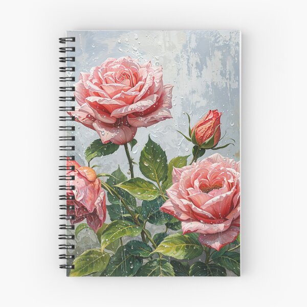 Item preview, painted pink roses in the rain designed and sold by ArcaneVisionArt.