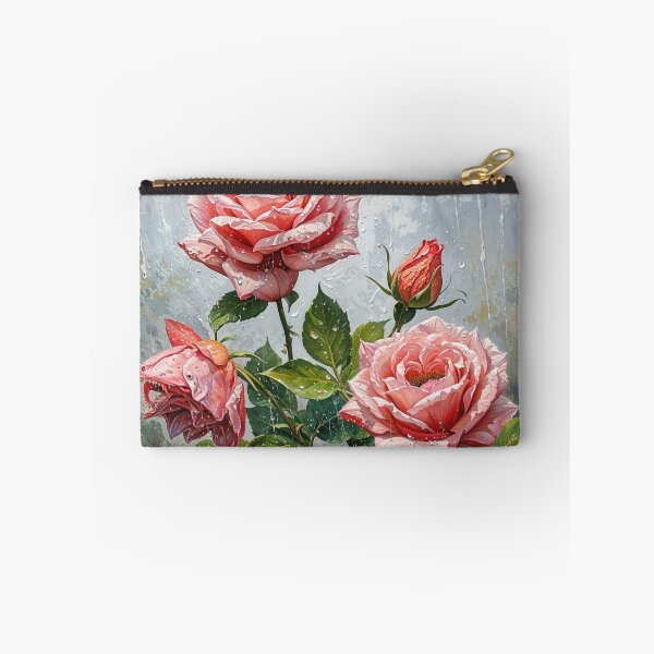 Item preview, painted pink roses in the rain designed and sold by ArcaneVisionArt.