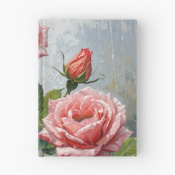 Item preview, painted pink roses in the rain designed and sold by ArcaneVisionArt.