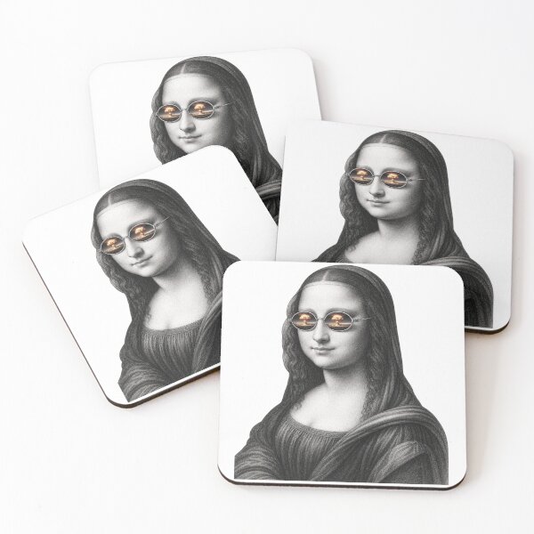 Item preview, Mona Lisa Atomic Bomb Shades Reflection designed and sold by Bad-Decisions-Designs.