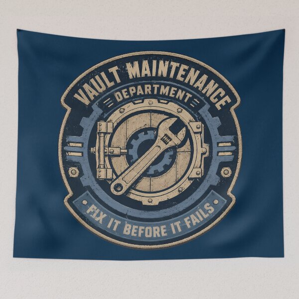 Item preview, Vault Maintenance Department Tool Patch designed and sold by agearb.