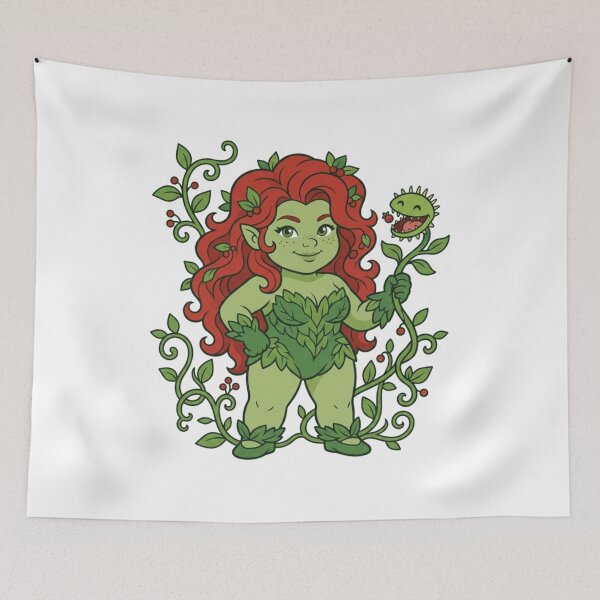 Item preview, Poison Ivy Villainess Garden Gnome designed and sold by Bad-Decisions-Designs.