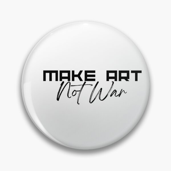 Item preview, Make Art Not War designed and sold by JuljasArt.