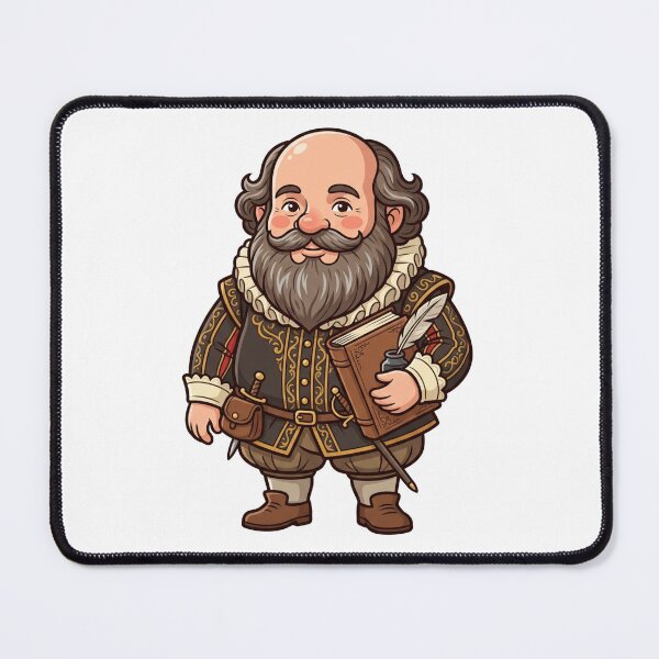 Item preview, William Shakespeare Literary Master Garden Gnome designed and sold by Bad-Decisions-Designs.