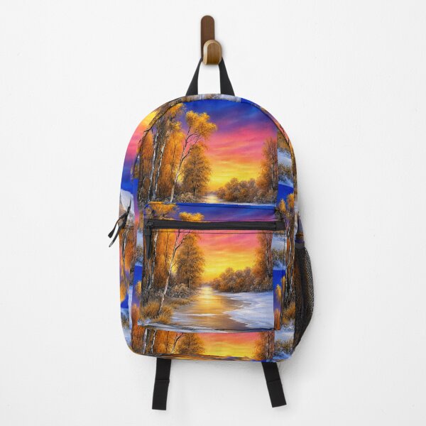 Item preview, Lucid Nature Frozen River and Forest Sun Shining Rising designed and sold by MarlinMatt.