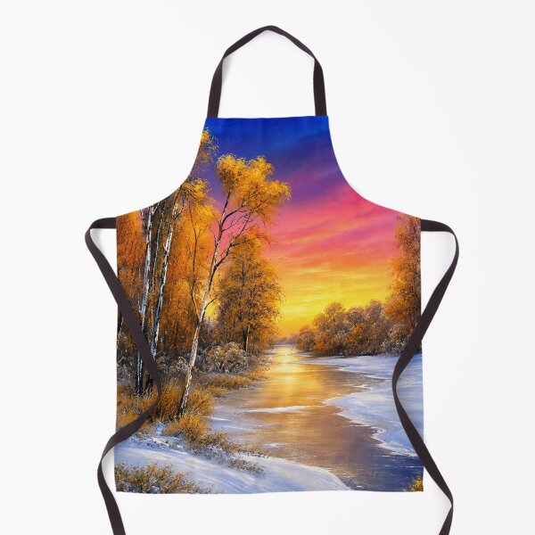 Item preview, Lucid Nature Frozen River and Forest Sun Shining Rising designed and sold by MarlinMatt.