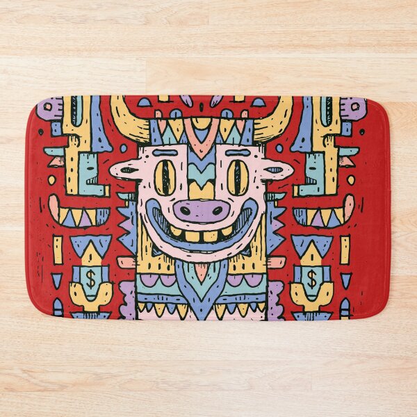 Item preview, Bull Market Prosperity Doodle Art designed and sold by Romgora.