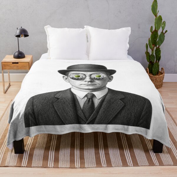 Item preview, The Son of Man Surrealist Shades Reflection designed and sold by Bad-Decisions-Designs.