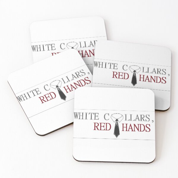Item preview, White Collars Red Hands Collar Logo designed and sold by jackiefelix.
